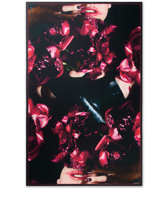  DOUBLE PEONY SCARF by Chrome Hearts image number null