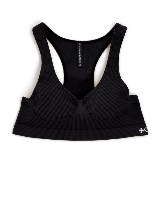  BLACK RIB SPORTS BRA by Chrome Hearts image number null