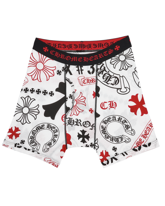 ◆CHROME HEARTS◆Classic Rib Boxer Brief Black/Multicolor BOXER BRIEF - CLASSIC RIB | Chrome Hearts