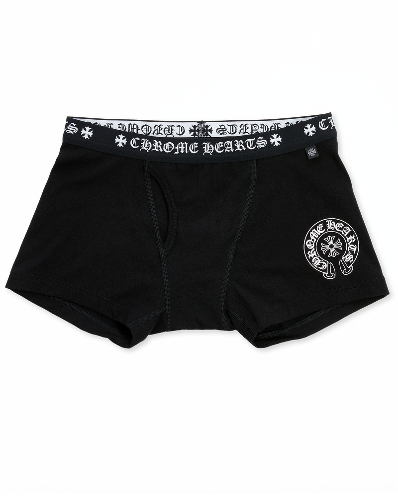 Chrome Hearts Silk Boxer Silk Boxers - White, 11.75 Rise Lounge