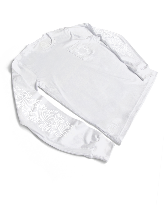  LONG SLEEVE POCKET CREW by Chrome Hearts image number null
