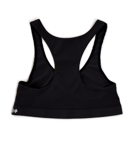  BLACK RIB SPORTS BRA by Chrome Hearts image number null