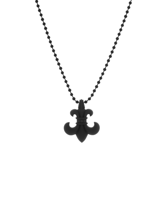 Black BS FLEUR PENDANT by Chrome Hearts image number null
