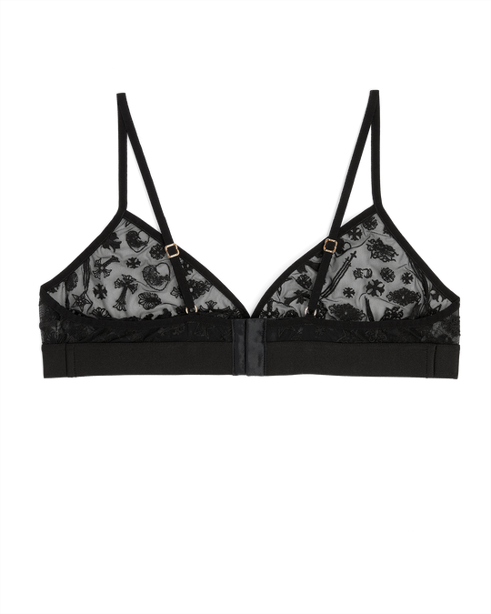 【CHROME HEARTS】LACE TRIANGLE BRALETTE LACE TRIANGLE BRA | Chrome Hearts