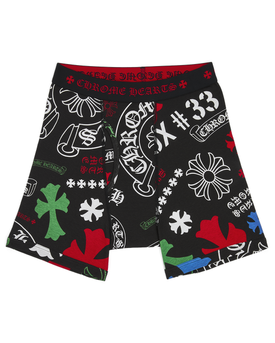 Black BOXER BRIEF - CLASSIC RIB by Chrome Hearts image number null