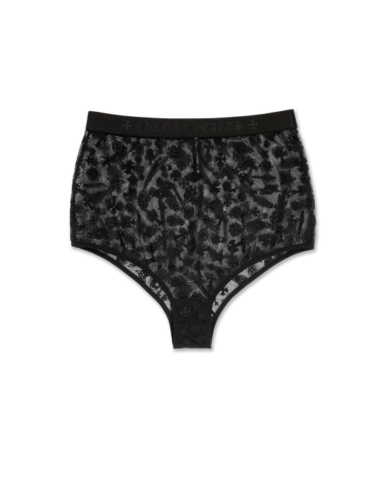  LACE HIGH-WAISTED BRIEF by Chrome Hearts image number null