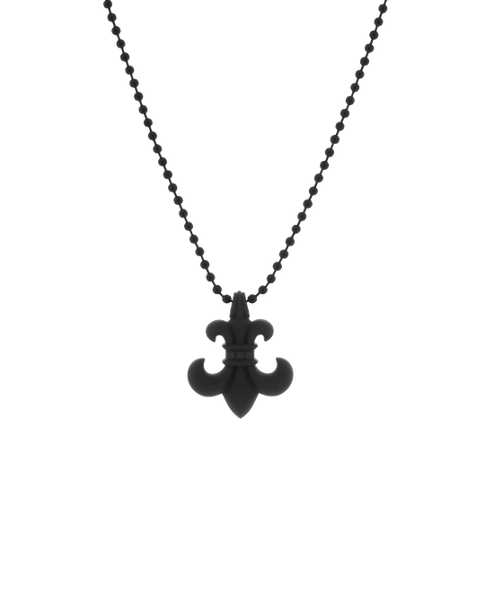 Black BS FLEUR PENDANT by Chrome Hearts image number null