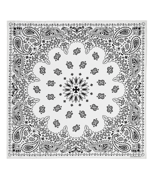  WHITE SILK BANDANA by Chrome Hearts image number null
