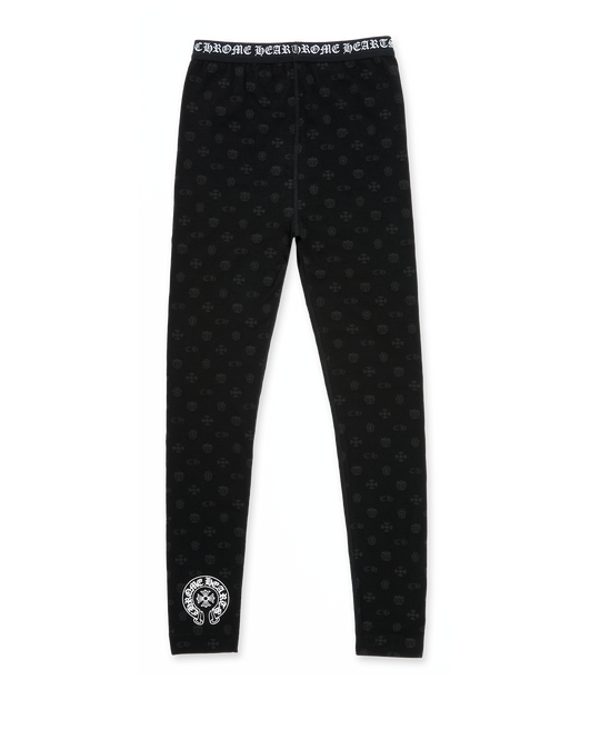 新品！ CHROME HEARTS レディースレギンス M ブラック LEGGINGS | Chrome Hearts