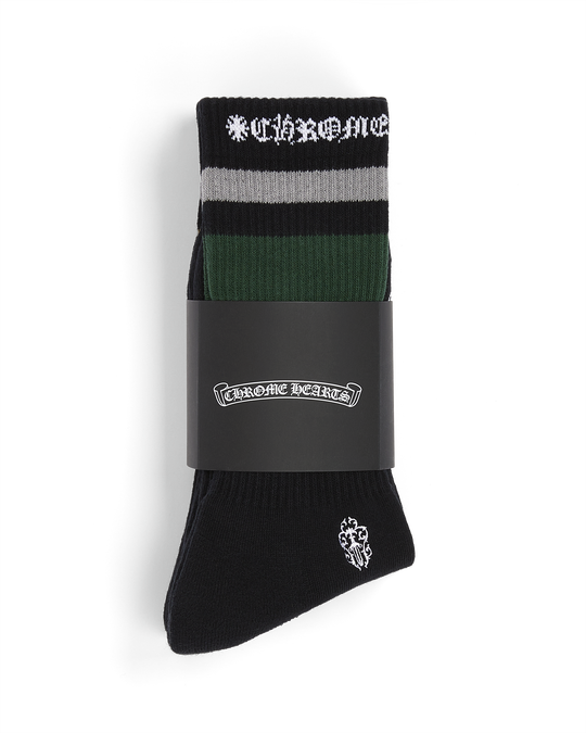 クロムハーツ　Chrome Hearts ソックス　水色　黒 SPORT | Chrome Hearts