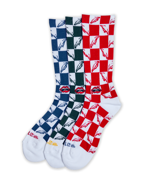 クロムハーツ Matty Boy 99 Eyes ソックス 3足ショッパーセット 99 EYES SOCKS | Chrome Hearts